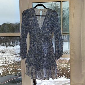 Japna Blue Floral Dress